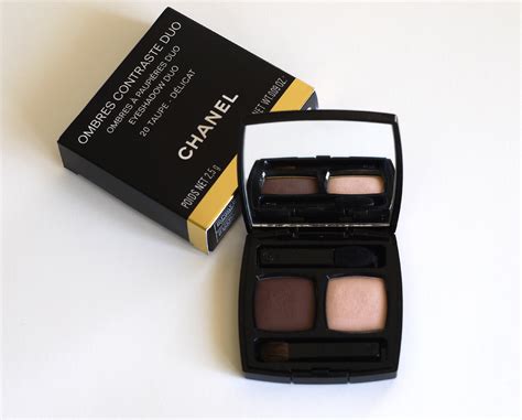 chanel eyeshadow duo taupe delicat|Chanel Taupe.